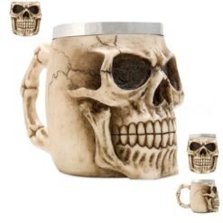 400ML 3D Skull Mugs Coffee - E
