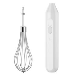 Alternative view of 3 Speed Adjustable Eggs Beater Rechargeable Milk Frothers Handheld Electric Whisk Beater Foam Maker Hand Mixers Easy To Use