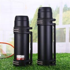 Stainless steel 304 travel pot thermos cup - Black, 3.2L