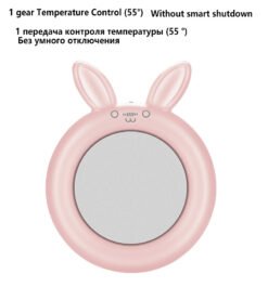 Warm Coasters 55 Degrees Thermostat Coasters - Pink pad, 220V US