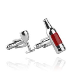 Alternative view of French Cufflinks For Wine Cups And Bottles