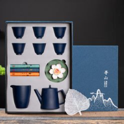 Creative Ceramic Tea Set Gift Practical Hand - Navy Blue, Ordinary