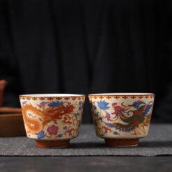 Chinese Retro Enamel Tea Cup Tea Cup