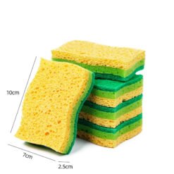 Alternative view of 12 Pack Zero Scratch Scrub Sponges, 4 Pack, Non-Scratch Kitchen Sponges For Dishes And Cleaning