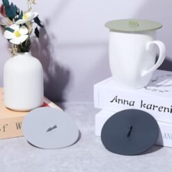 Alternative view of Silicone Lids For Cups, Silicone Cup Covers, Colored Universal Cup Lids, Reusable Mug Cover, Food Grade Dust-proof Airtight Seal Lids For Mugs Tea Cups Coffee Cup