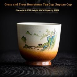 Retro Tea Cup Creative Home Ceramic Tea Bowl Tea Cup - Juyuan Cup