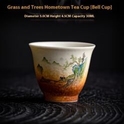 Retro Tea Cup Creative Home Ceramic Tea Bowl Tea Cup - Bell