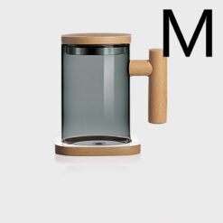 Tea And Water Separation Colored Glass Cups For Making Tea - M