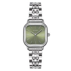 Alternative view of Resicozy Watches for Women Wrist Watches Thin Strap Watch Casual Fashion Simple Square Quartz Wristwatch Green#1