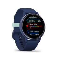 Alternative view of Garmin vivoactive® 5, Health and Fitness GPS Smartwatch, AMOLED Display, Up To 11 Days Of Battery, Navy