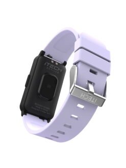 Alternative view of iTech Active 3 Unisex Adult Smartwatch Fitness Tracker, Lilac, Silicone Strap