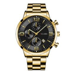 DESIGNICE Watches for Men,Sturdy Stainless Steel Men'S Wrist Watches,Water-Resistant Feature Elegant Look Analog Watch,Style3