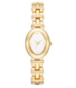 Time & Tru Women's Gold-Tone Wristwatch