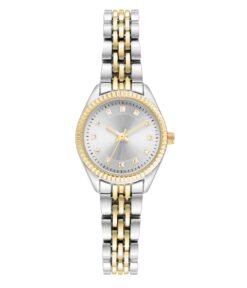 Time and Tru Two-Tone Metal Bracelet Women's Watch