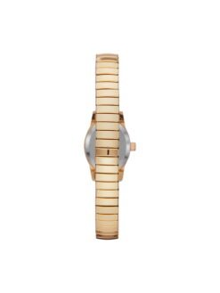 Alternative view of Time & Tru Women's Wristwatch: Gold Tone Oval Case, Easy Read Dial, Expansion Band (FMDOTT008)
