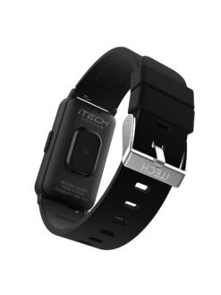 Alternative view of iTech Active 3 Unisex Adult Smartwatch Fitness Tracker, Black, Silicone Strap