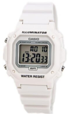 Alternative view of Casio Men's Digital Illuminator Sport Watch, White Resin F108WHC-7BCF