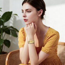 Alternative view of LIEBIG Gold Watches for Women Easy Read Ladies Quartz Waterproof Wrist Watch with Stainless Steel Strap