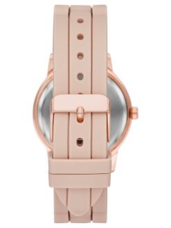 Alternative view of Time & Tru Women's Wristwatch: Rose Gold Case, Blush Bezel, Easy Read Dial, Silicone Strap (FMDOTT072)