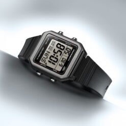 Alternative view of CASIO BLACK DIGITAL RESIN 10 YR BATTERY 50M WR W221H-1AVKC