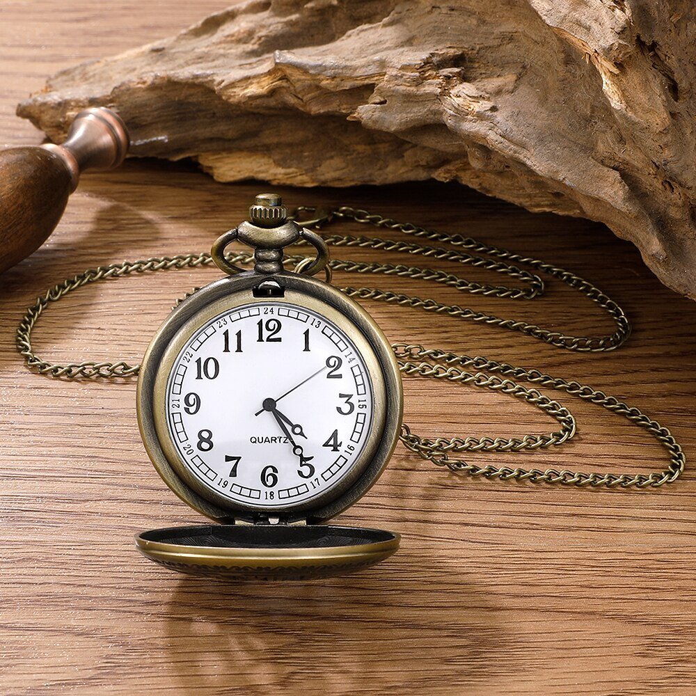 antique steampunk vintage roman numerals quartz pocket watch bronze case necklace pendant clock chain mens women antique steampunk vintage roman numerals quartz pocket watch bronze case necklace pendant clock chain mens women