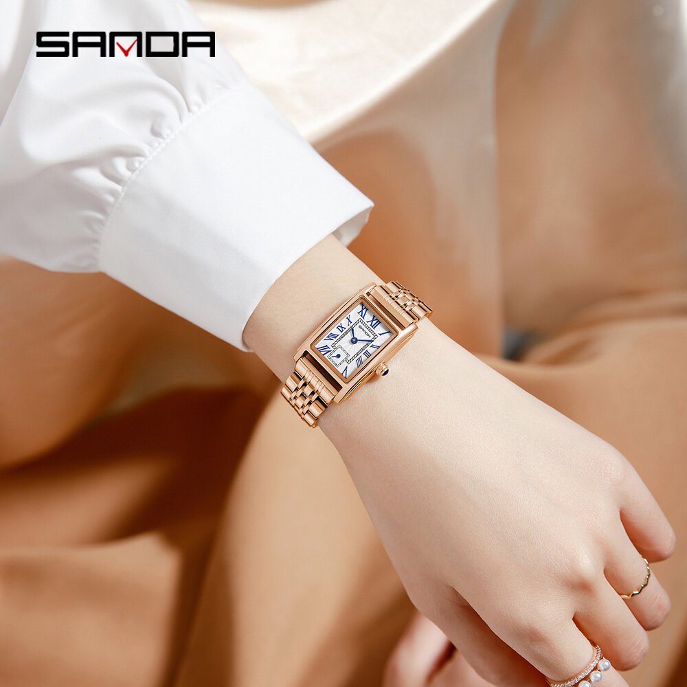 sanda 1116 women's quartz watch red white fashion elegant rectangle waterproof pointer leather business ladies wristwatches sanda 1116 women's quartz watch red white fashion elegant rectangle waterproof pointer leather business ladies wristwatches