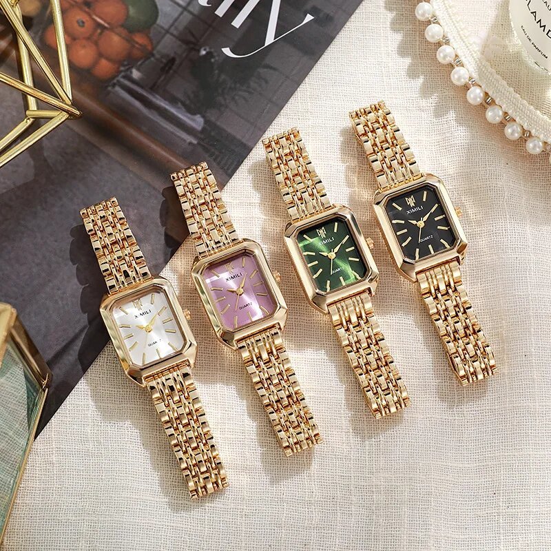 2026 hot brand stainless steel strap watch women luxury gift quartz wristwatch student fashion simple square quartz watches 2026 hot brand stainless steel strap watch women luxury gift quartz wristwatch student fashion simple square quartz watches