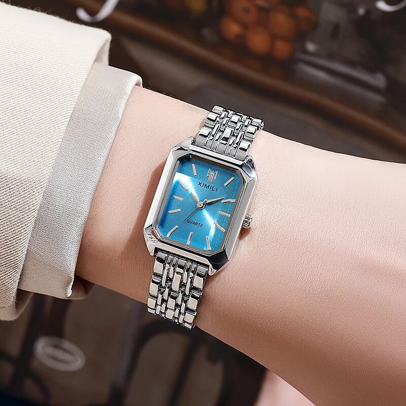 2026 hot brand stainless steel strap watch women luxury gift quartz wristwatch student fashion simple square quartz watches 2026 hot brand stainless steel strap watch women luxury gift quartz wristwatch student fashion simple square quartz watches