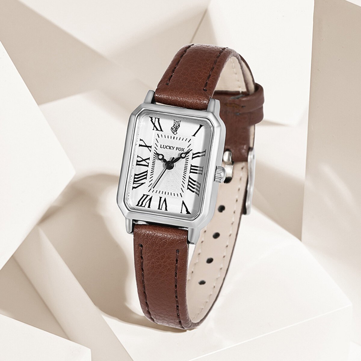 fashion rectangle quartz wrist watch for women luxury brand roman dial leather strap ladies watches clock fashion rectangle quartz wrist watch for women luxury brand roman dial leather strap ladies watches clock