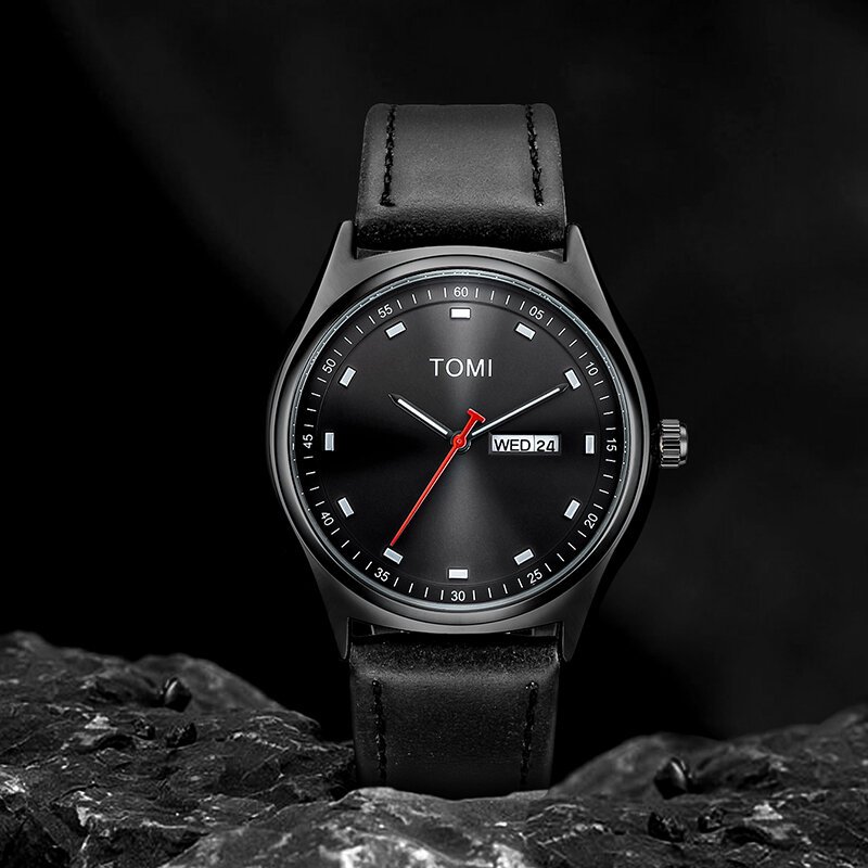 tomi minimalist men's watch business casual men's and women's quartz watch fashionable and versatile calendar quartz watch tomi minimalist men's watch business casual men's and women's quartz watch fashionable and versatile calendar quartz watch