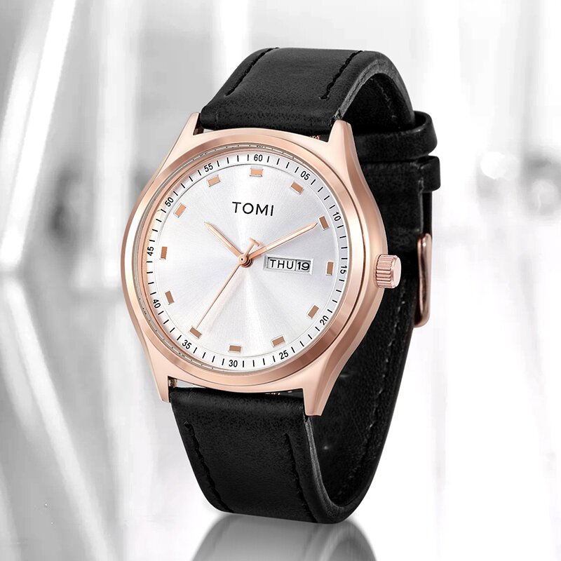 tomi minimalist men's watch business casual men's and women's quartz watch fashionable and versatile calendar quartz watch tomi minimalist men's watch business casual men's and women's quartz watch fashionable and versatile calendar quartz watch