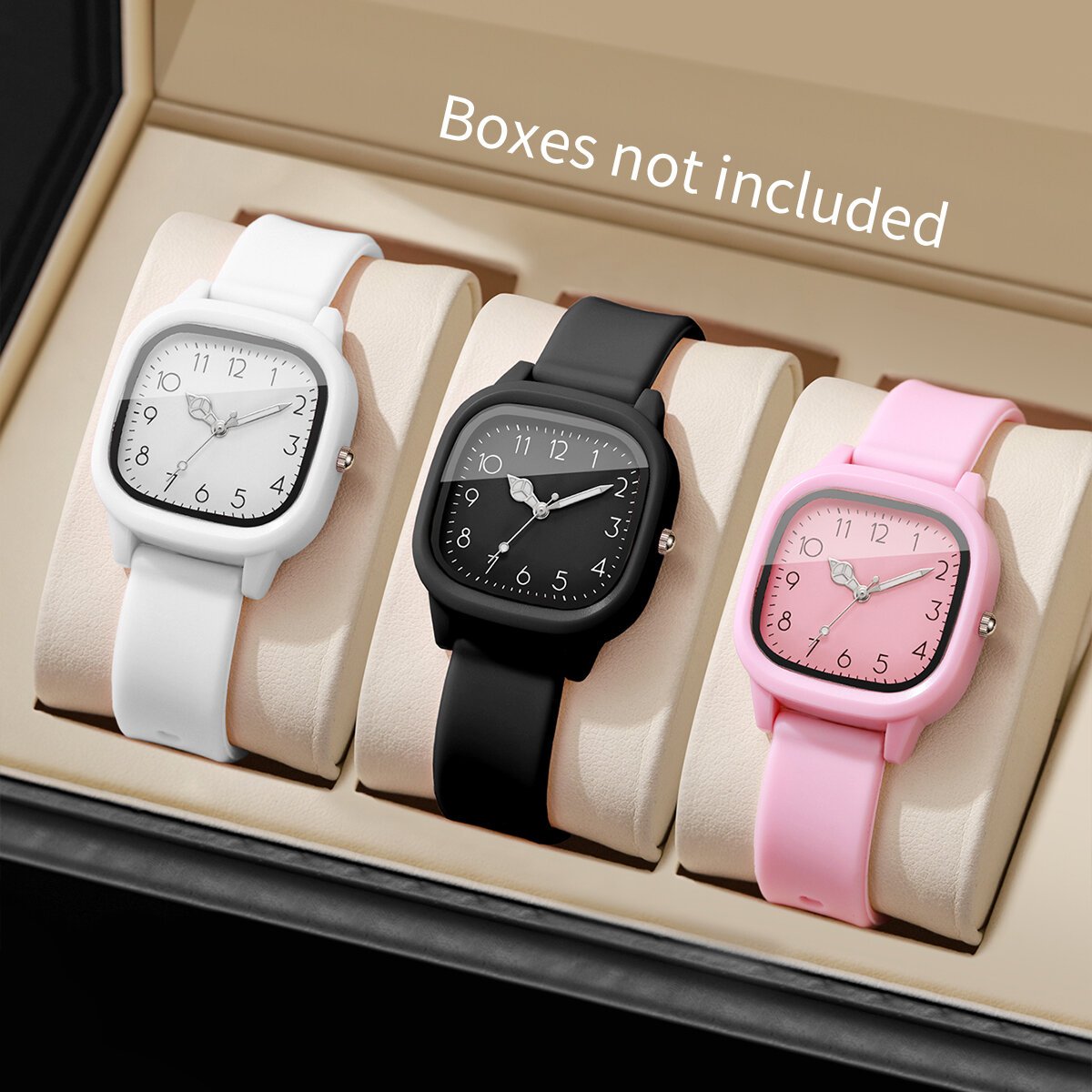 1/3/10pcs fashion silicone band women quartz watches set casual arabic dial wristwatch for girls clock reloj hombre(without box) 1/3/10pcs fashion silicone band women quartz watches set casual arabic dial wristwatch for girls clock reloj hombre(without box)