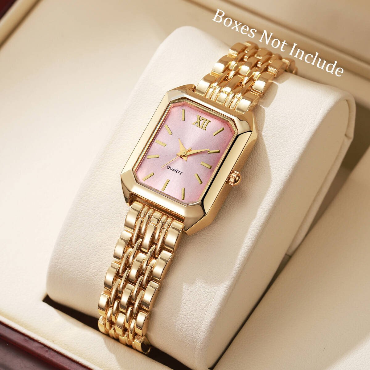 elegant rectangle women watches fashion analog quartz wristwatches reloj mujer girls clock gift（without box）