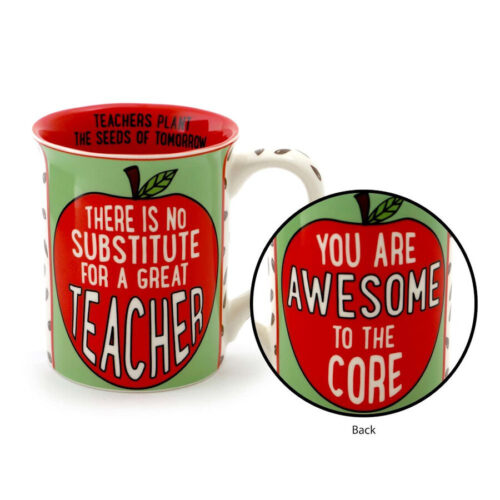 Our Name Is Mud Great Teacher Apple 16 oz Mug #4057540 by Our Name Is Mud