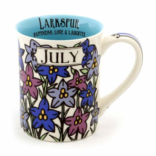 Our Name Is Mud July Birthday Flower 16 oz Mug #6000058 by Our Name Is Mud