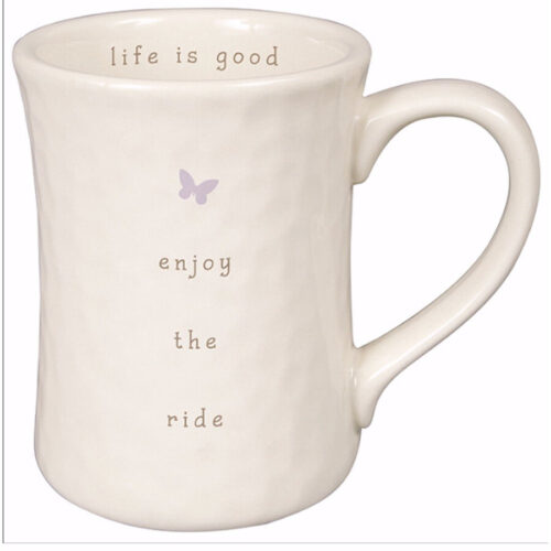 Mug-Perfect Simplicity-Enjoy The Ride (Box Of 4) by Carson Home Accents