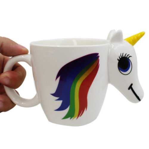 Outgeek Lovely Cartoon Pattern 12 oz Ceramic Color Changing Mug Magic by Outgeek