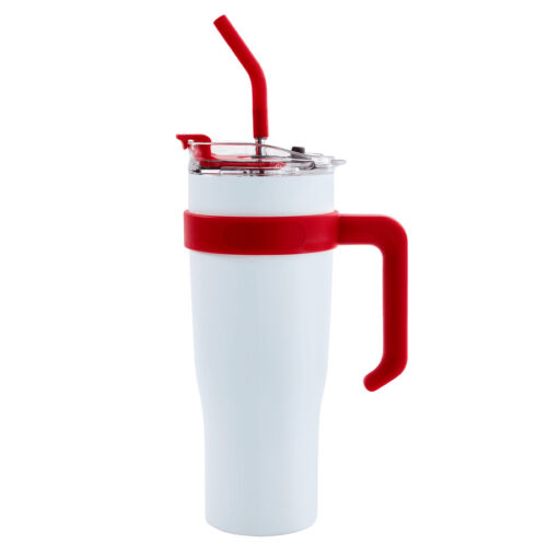 Lollipie 40 oz Tumbler Cups with Handle Straw Lid Stainless Steel by Lollipie