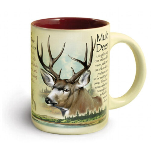 American Expediton-123 Mule Deer Stoneware Coffee Mug by American Expedition