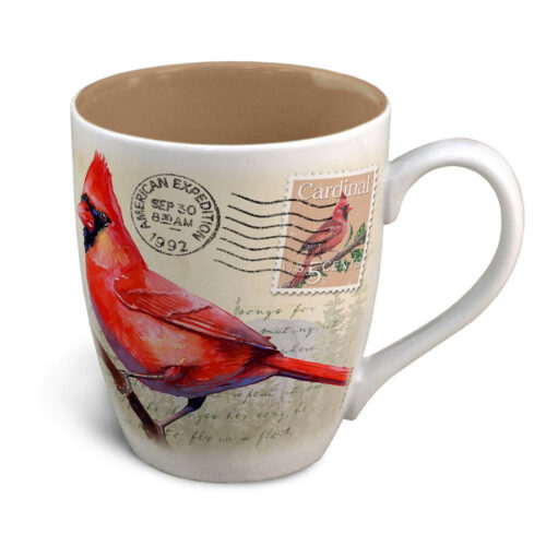 American Expedition Stoneware Curved Mug Cardinal CMCV-228 by American Expedition