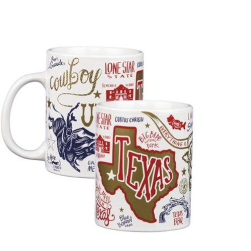 Texas Stoneware Coffee Mug by Heart of America